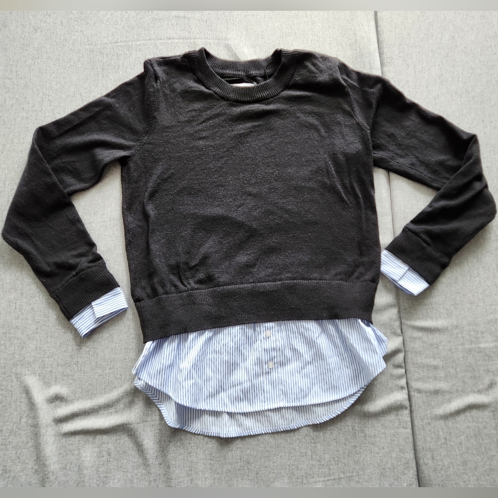 Crewneck Twofer Sweater